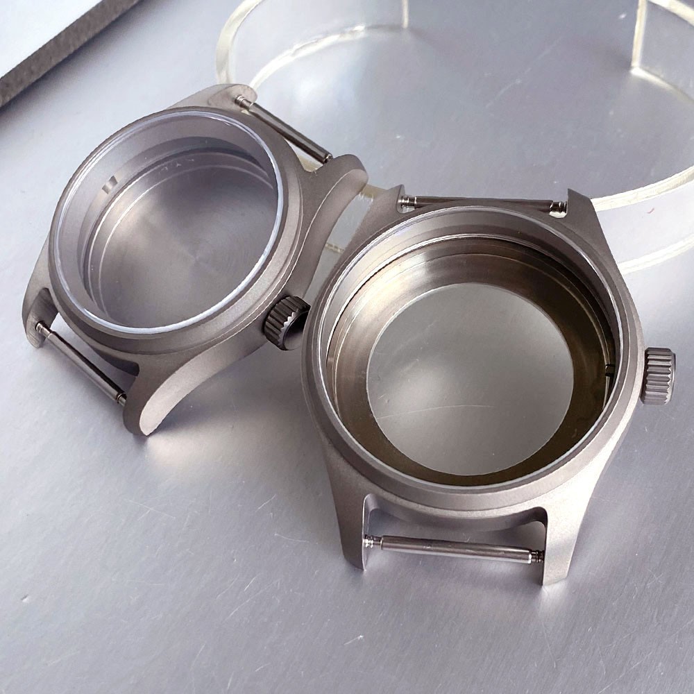36mm 200M Waterproof Titanium Dive Watch Case for NH35 PT5000 Pilot Sapphire