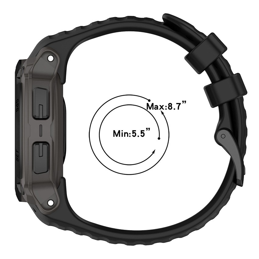 Replacement Silicone Watch Strap Band For Garmin instinct E 45MM Smart Watch