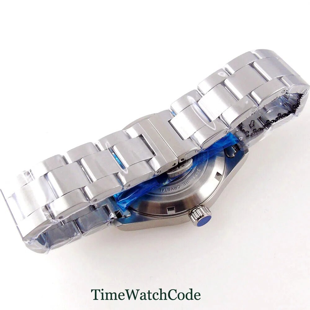 36mm Pilot Diving Watch Case Fit NH34 NH35 NH36 NH38 Sappire Crystal Waterproof
