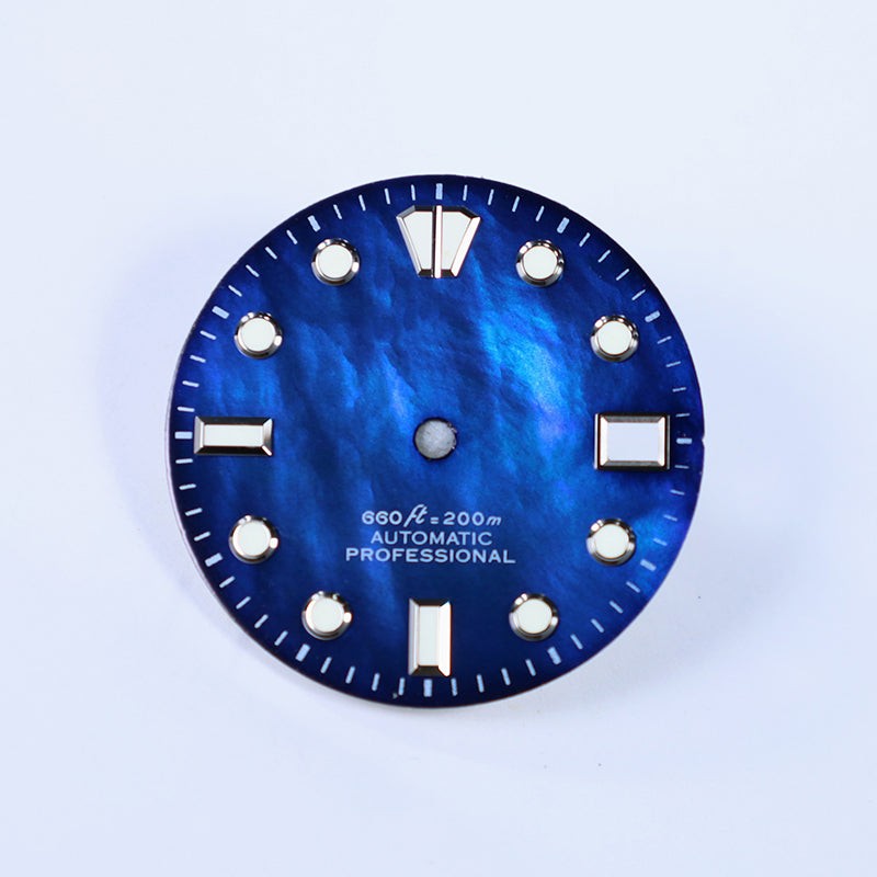 Natural Shell MOP Dial Pearl Mother-of-pearl GS Mod SPB186 Sport SBGA Mod 28.5mm