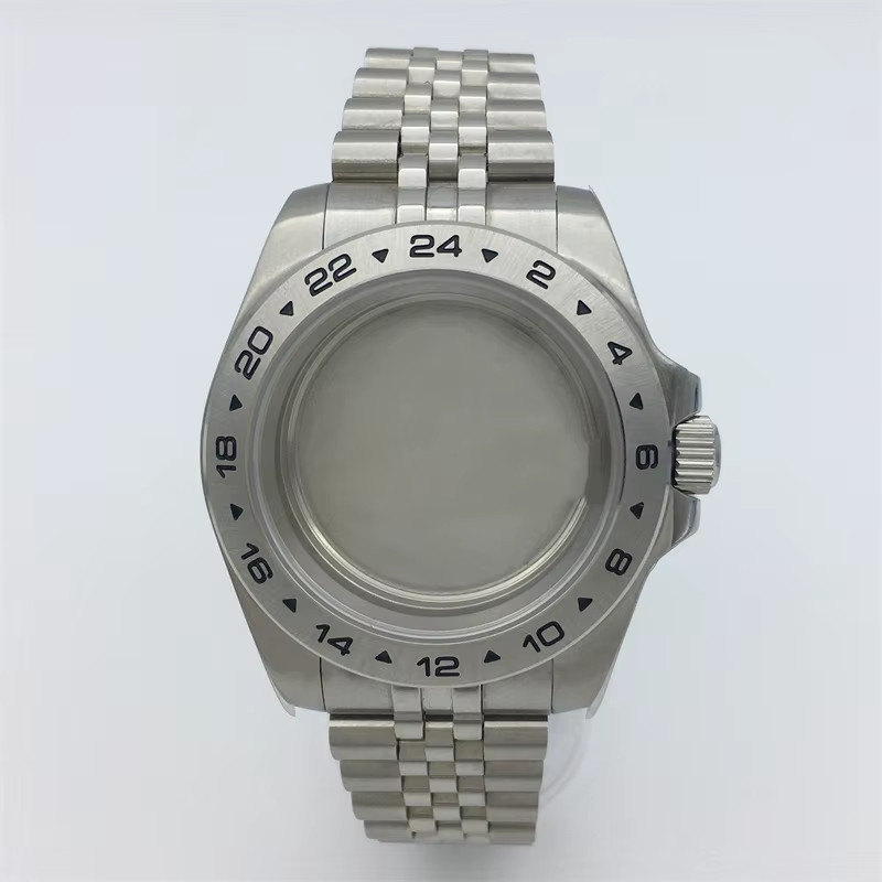 40Mm /43Mm Explore 2 Case Solid Bezel Sapphire Glass Fit NH34 NH35 NH36 ETA2824