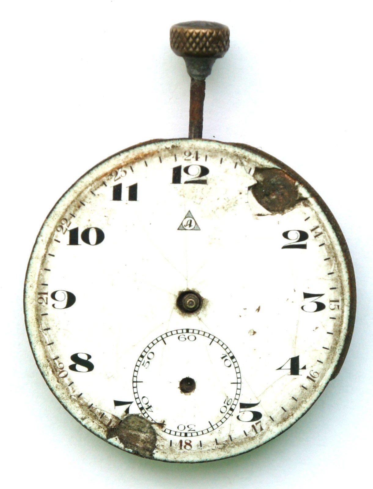 ALPINA SWISS POCKET WATCH MOVEMENT READ ! PARTS REPAIR