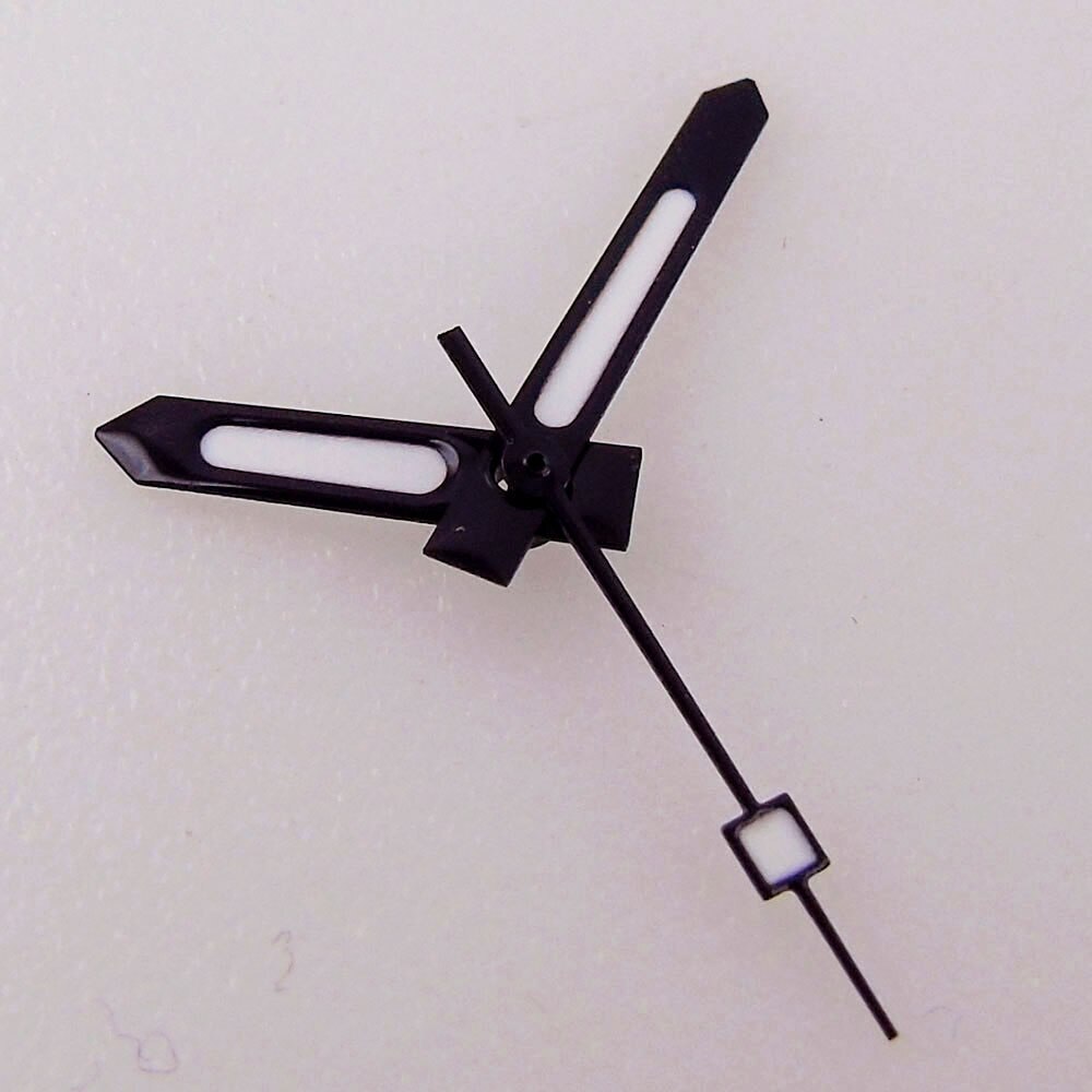 Luminous Black Orange Watch Hand Needles fit NH35A NH36A 7S26 ETA 2824 PT5000