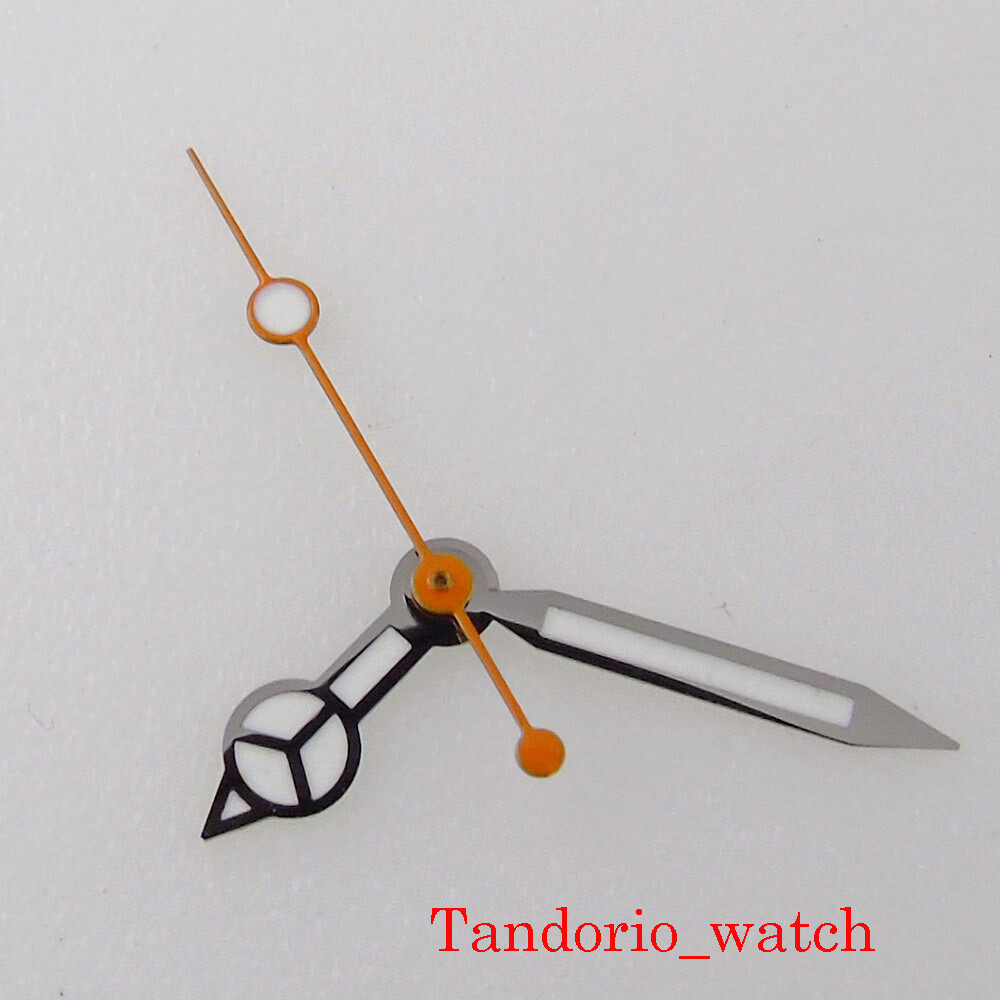 Fit NH35A NH36A 7s26 7s36 7s25 7s35 6r15 Luminous Silver Merc Watch Hands