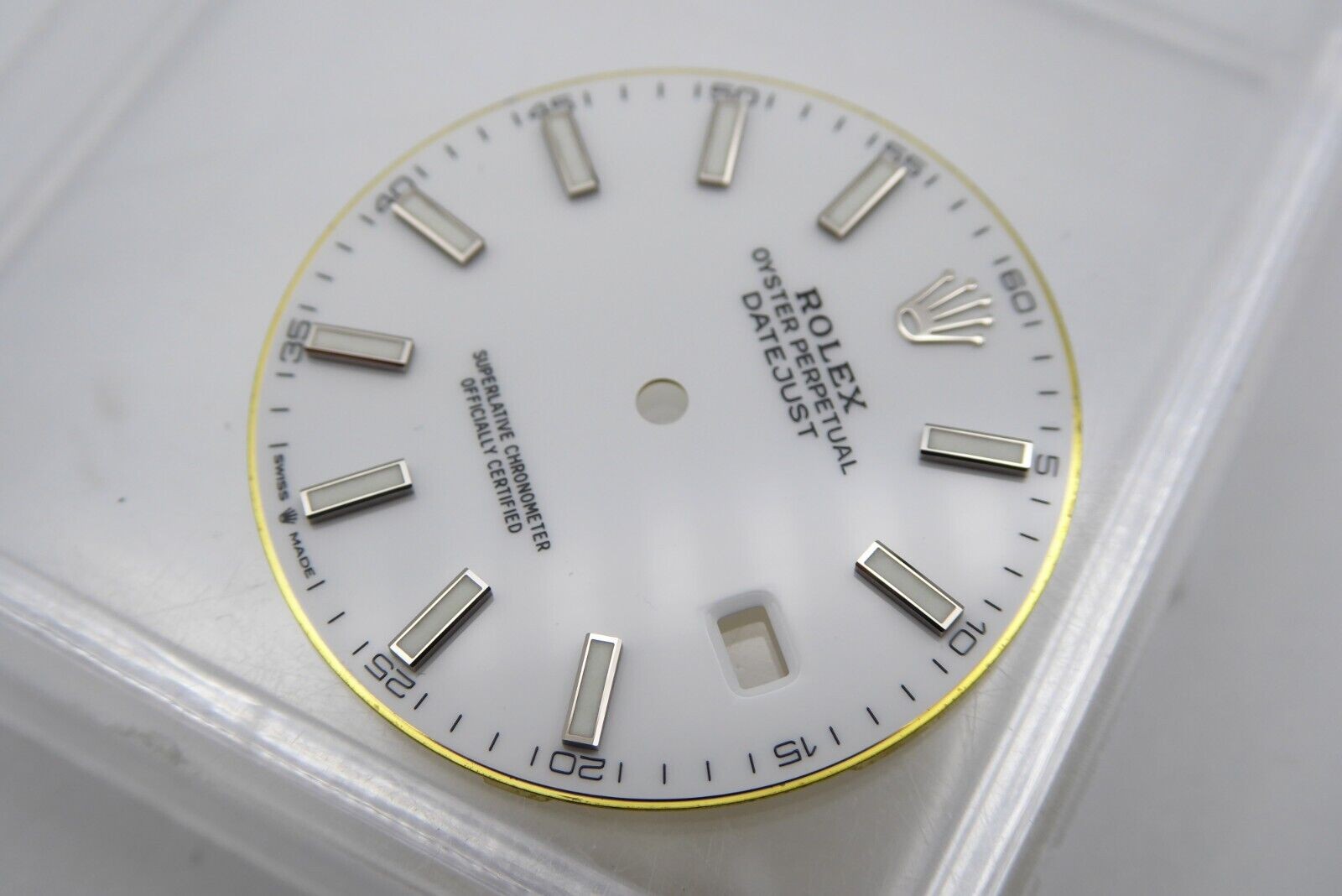 Rolex Datejust 41mm white dial 126300/334