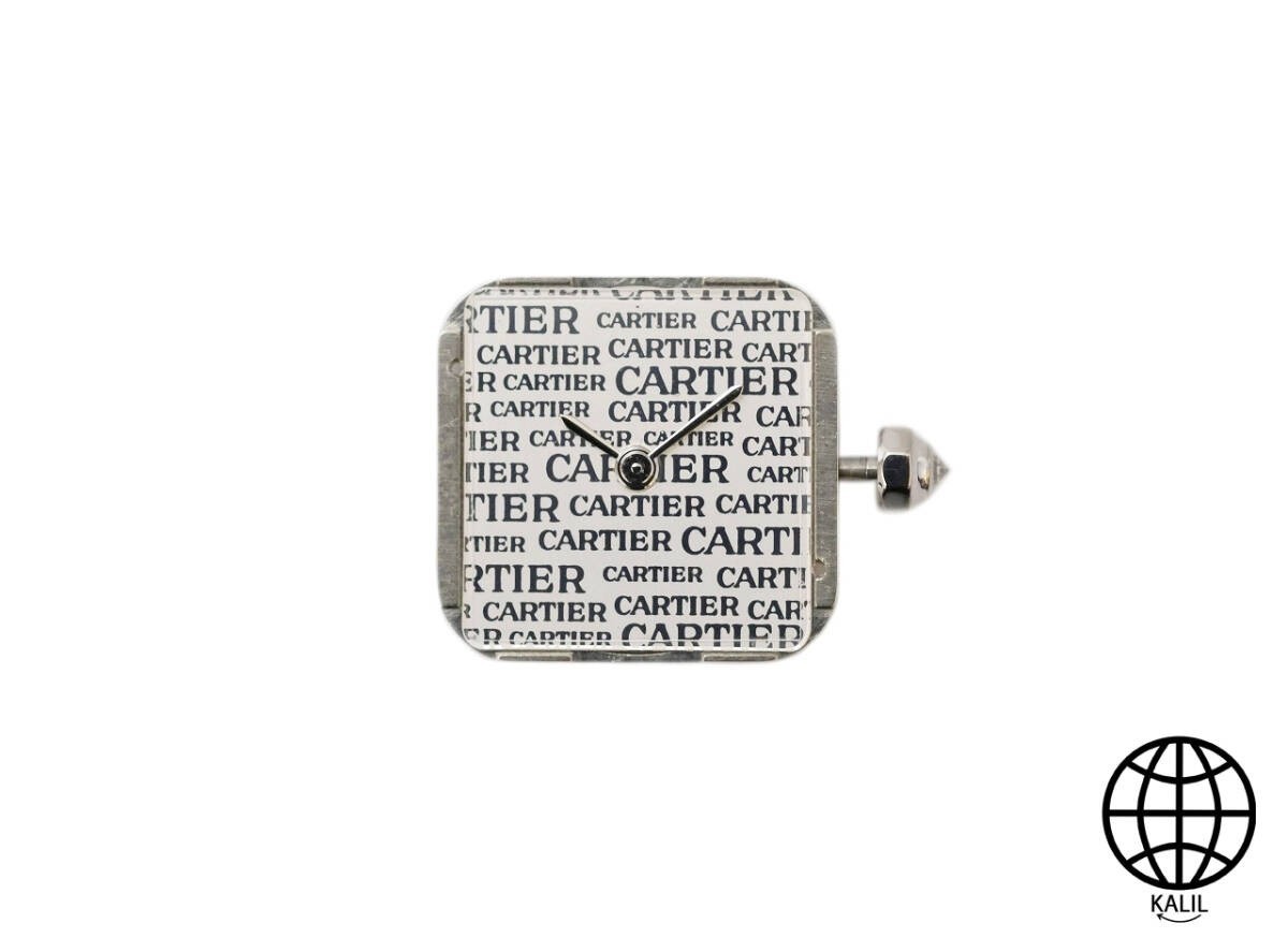CARTIER Movement Tank Francaise SM Cal.057 WE1024S3 Silver Working used Japan