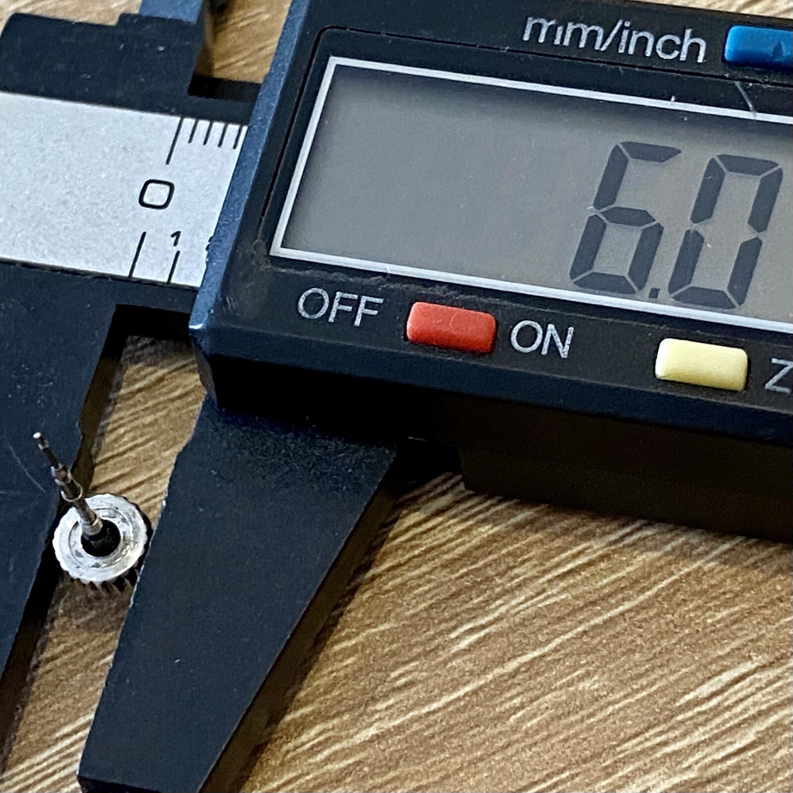 6mm x 3.1mm Crown & Stem Winder For 7T92 Crown Wired Alba Chronograph 7T92-OEBO