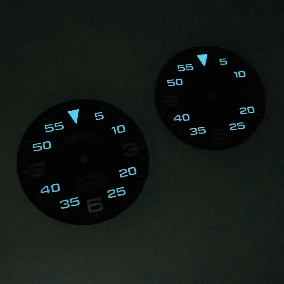 28.5mm/31mm Watch Dial Ice Blue Lume For Nh35 Nh36 Movement Watch Accessories