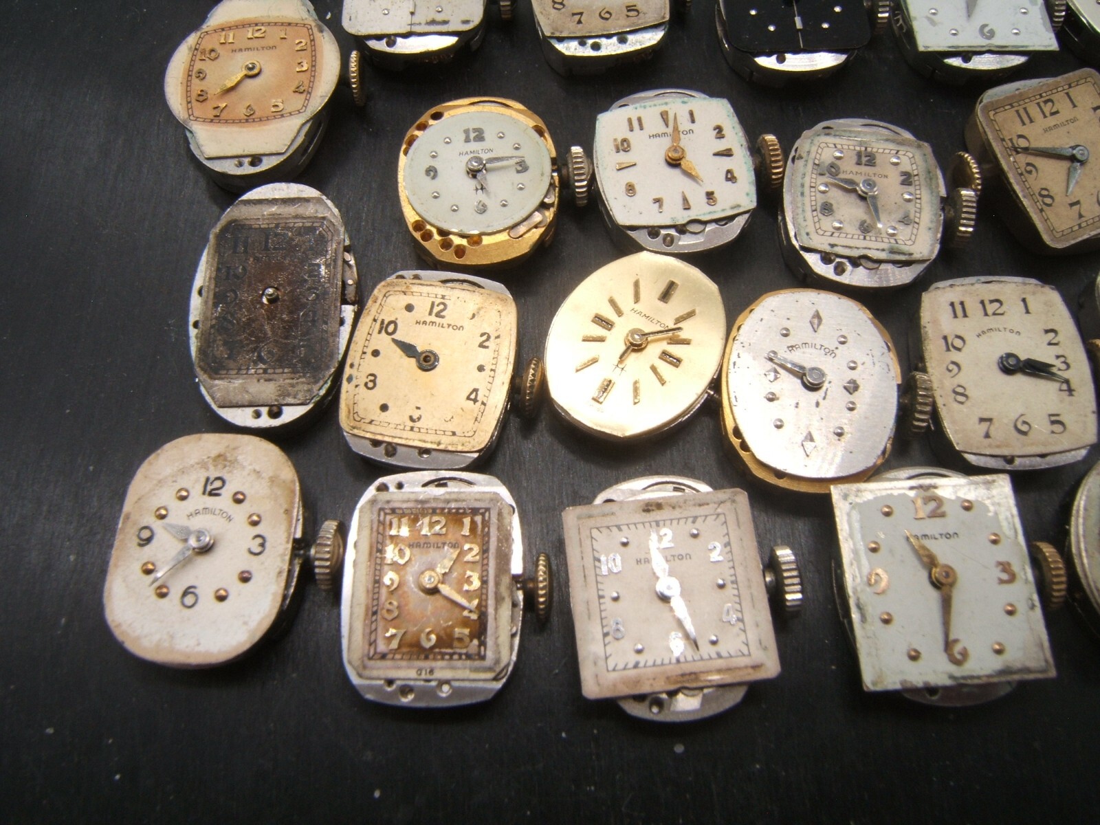 36 VTG LONGINES WOMEN’S WRIST WATCH MOVEMENTS WIND UP AS IS PARTS REPAIR