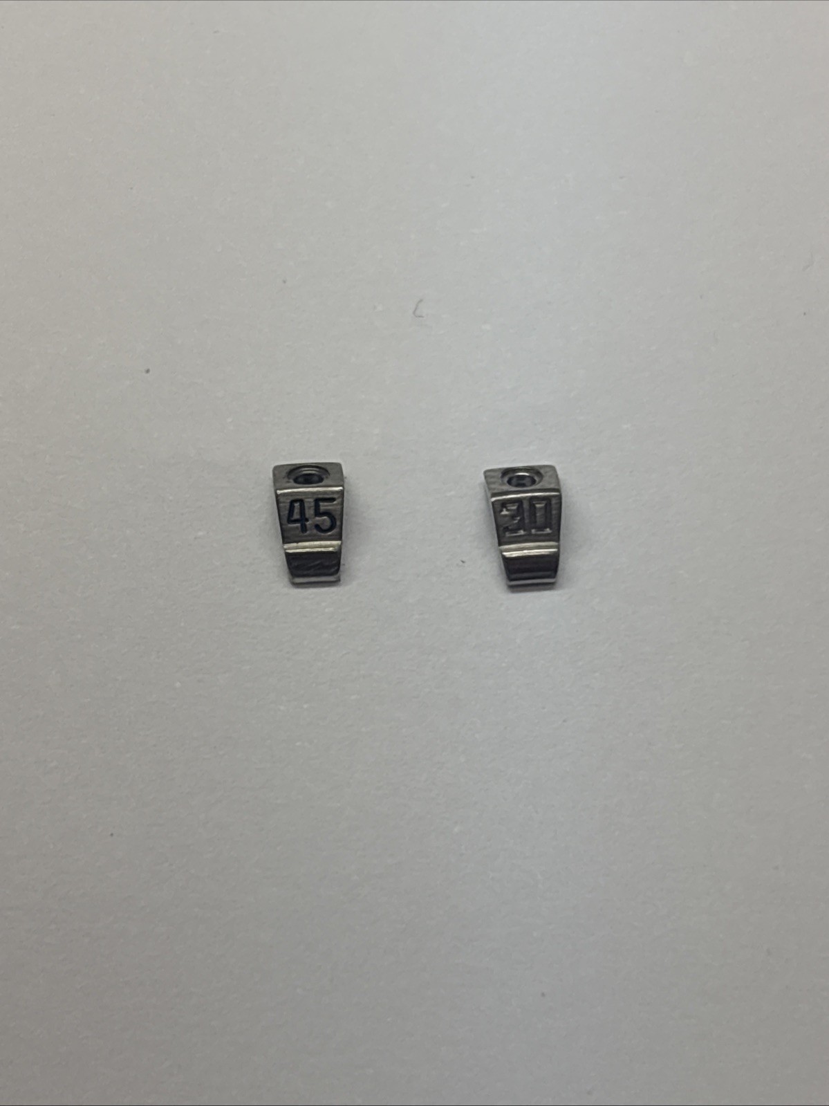 Breitling Chronomat Markers As Is (2 Diffrent Markers)(not The Same) Stainless S