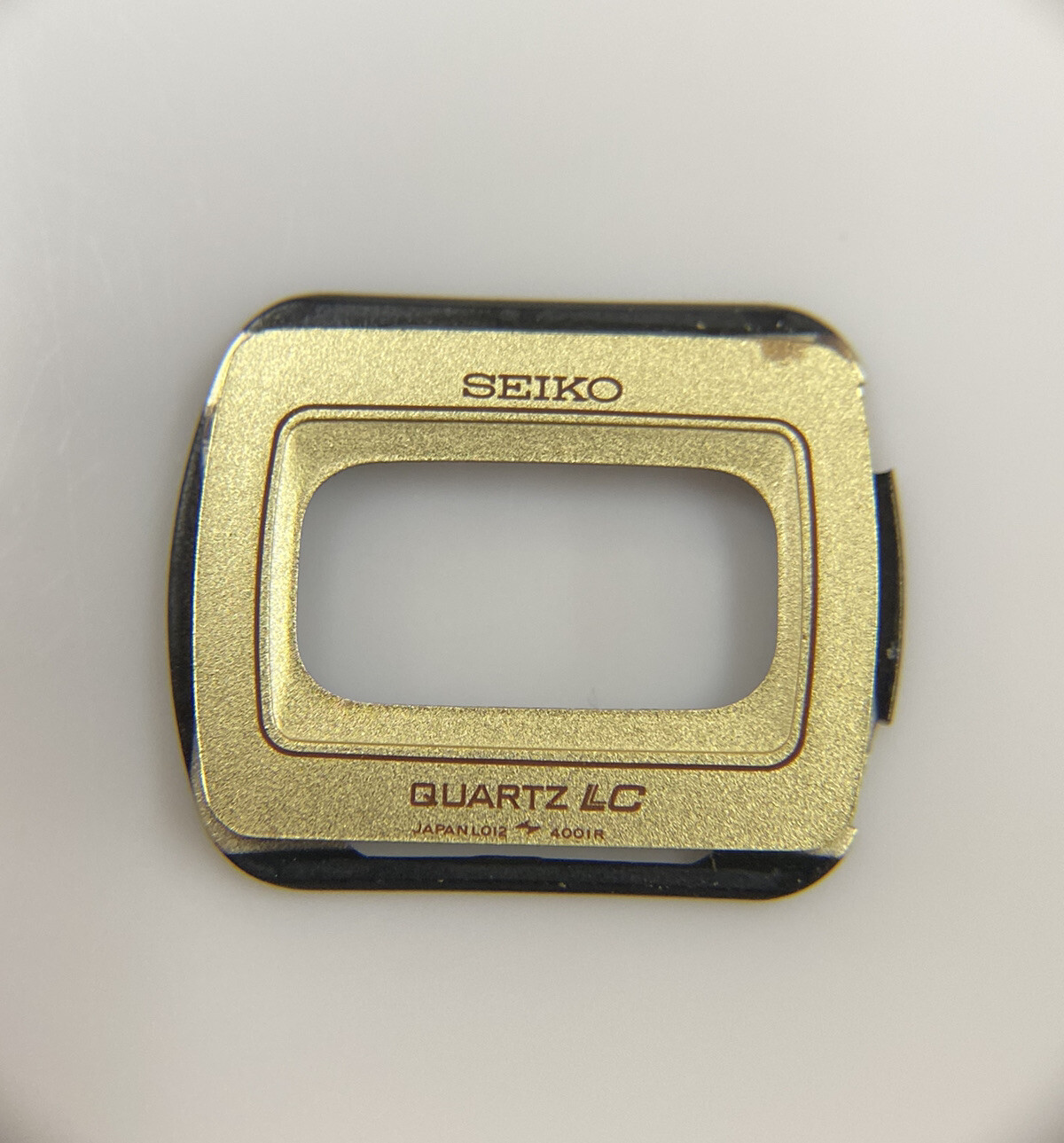 Vintage Seiko L012-4009 Ladies Digital Watch, Quartz LLC, Panel Cover w/ Gasket