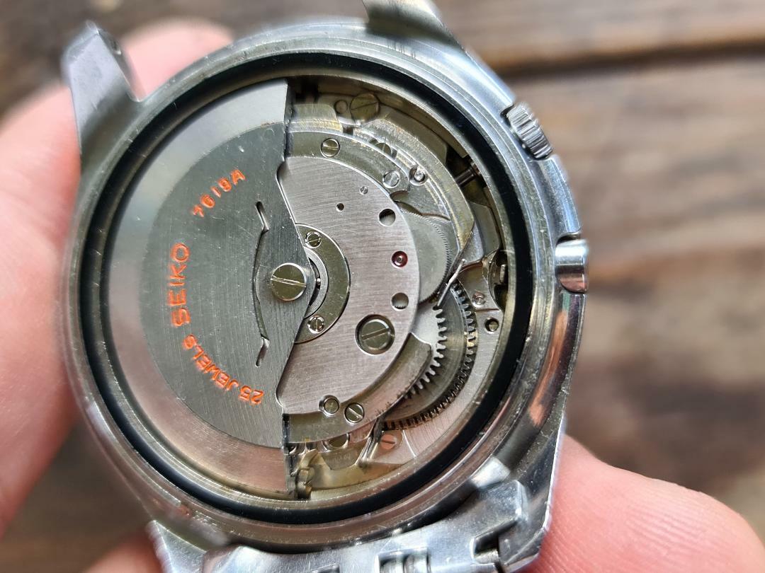 VINTAGE SEIKO 7619-7010 SPORTSMATIC 5 DELUXE DIASHOCK 25 JEWELS 1966 AUGUST