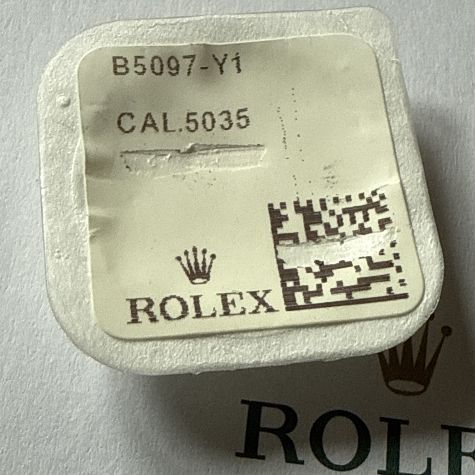GENUINE Rolex 3035 5097 Corrector Wheel, New Factory Sealed