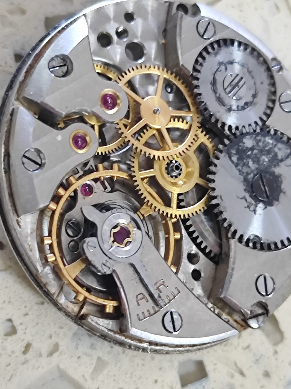 Schaffhausen IWC Cal C 89 Incomplete Movement Not Working balance Good Used K