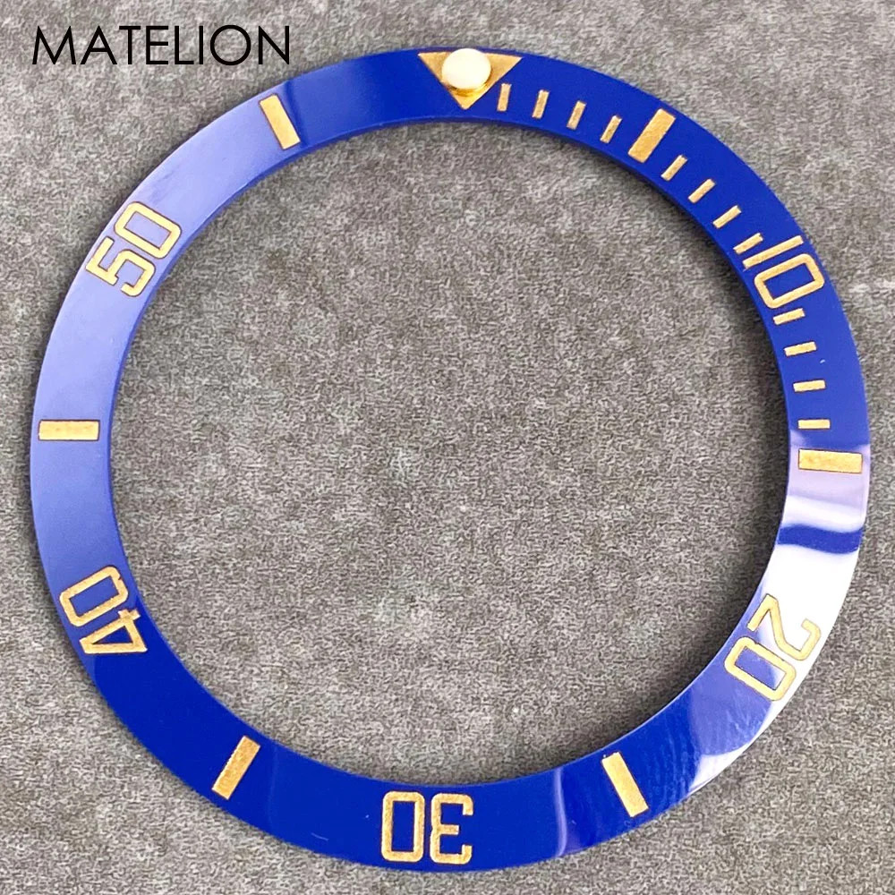 Ceramic Aluminum Watch Bezel Insert Sloping Watch Ring Diver Accessories for