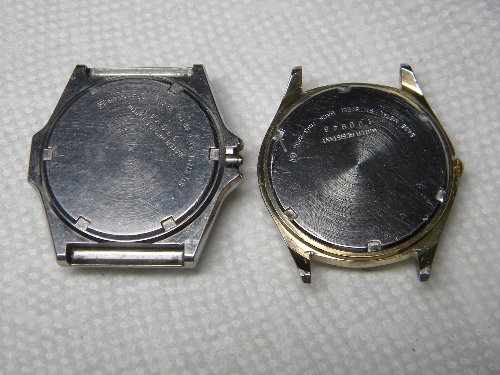 Seiko Case Quartz 8123-6009 & Seiko Quartz Wrist Watch 7N43-8A39 NoRun Parts