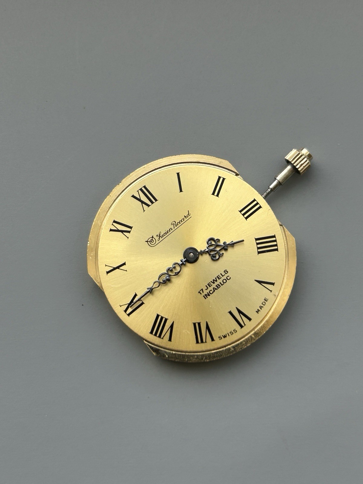 Lucien Piccard 17Jeweles Manual Wind Swiss Watch Movement Cal. P7001 Working