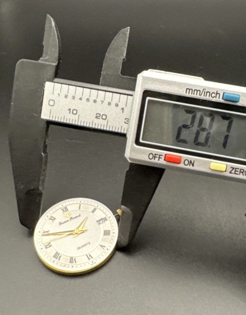 Lucien Picard Watch Dial and Movement – Ronda 5j Swiss Quartz – Running