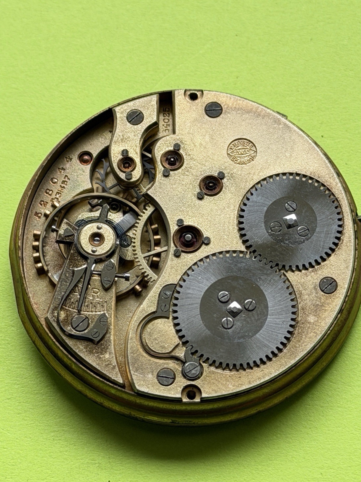 IWC SCHAFFHAUSEN CAL. 53 MOVEMENT, 19 LIGNES, 25 JEWELS, CA. 1900 RUNS, NICE!