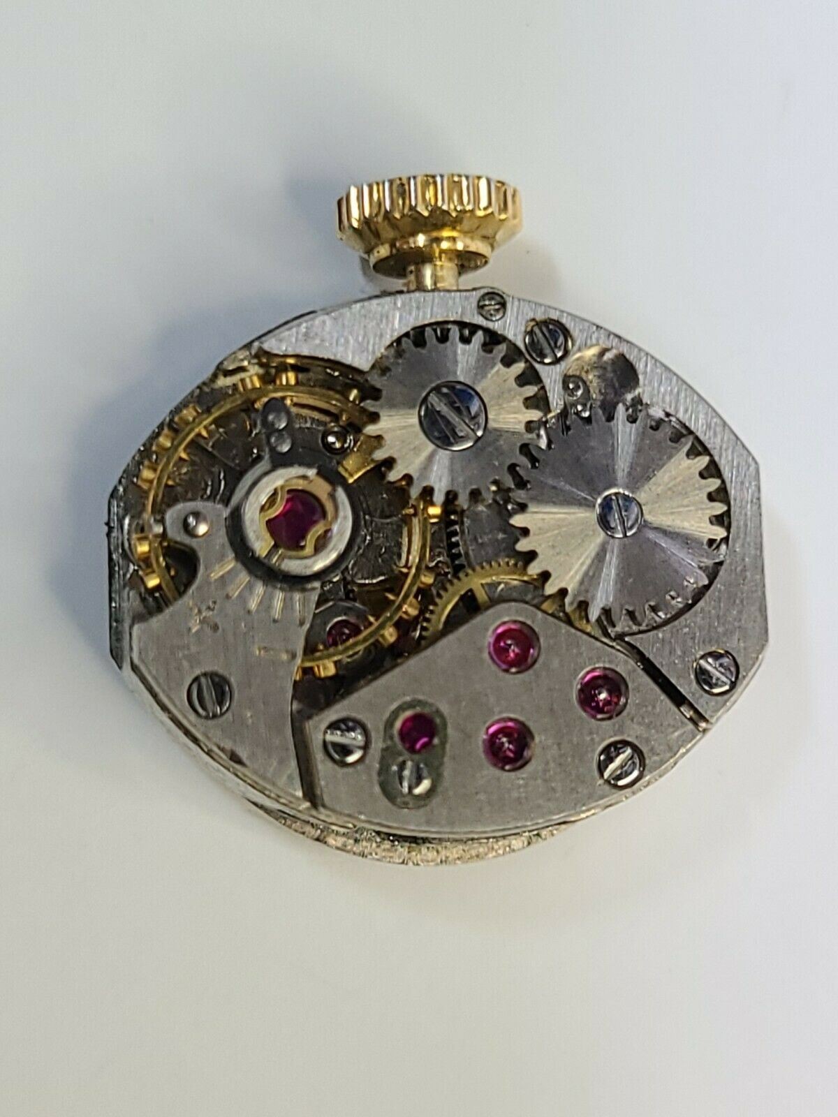 ETA 2485 Tenax Watch Movement 17 Jewels with dial and hands