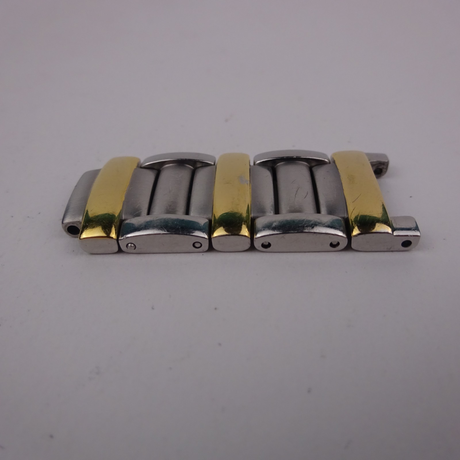 Maurice Lacroix Miros Watch Links x 2 St Steel & Gold Plated Women’s 16mm 2 Tone