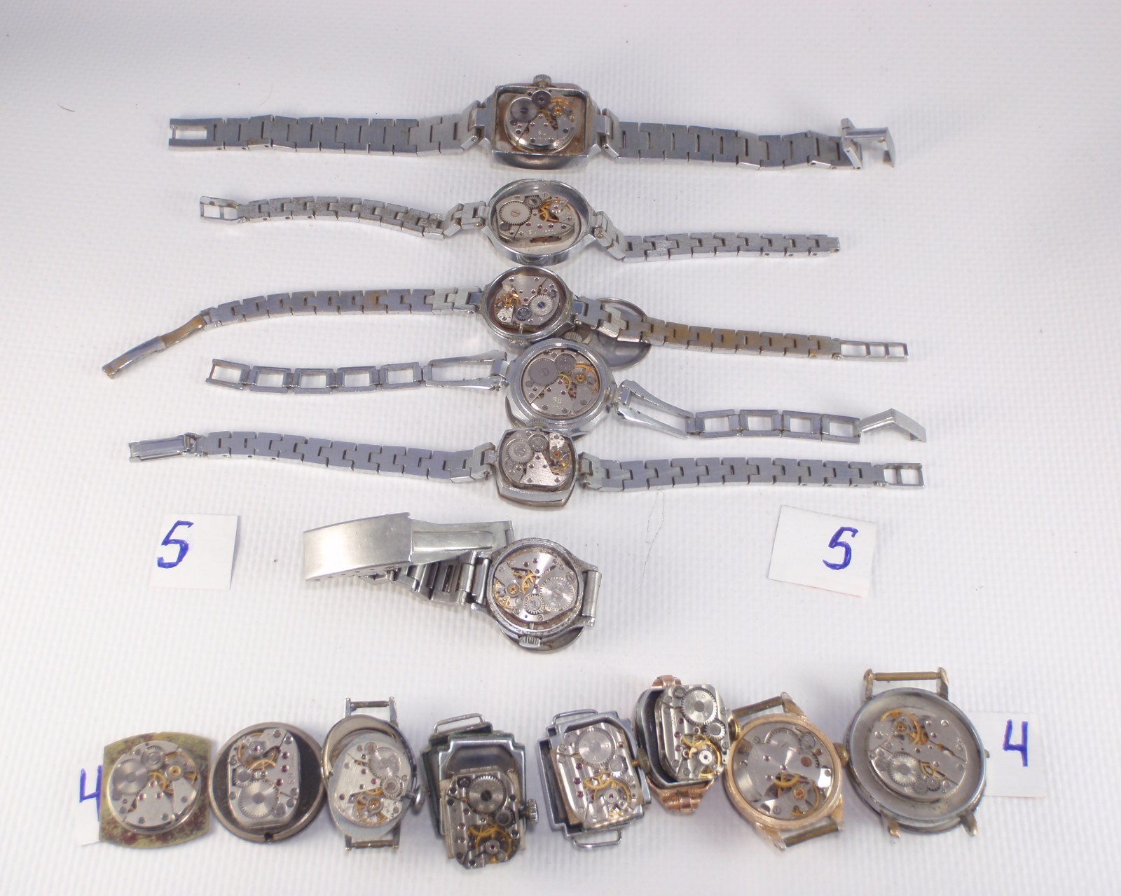 Women’s Watches 30pcs USSR for PARTS or REPAIR Vintage Soviet Mechanical Watch