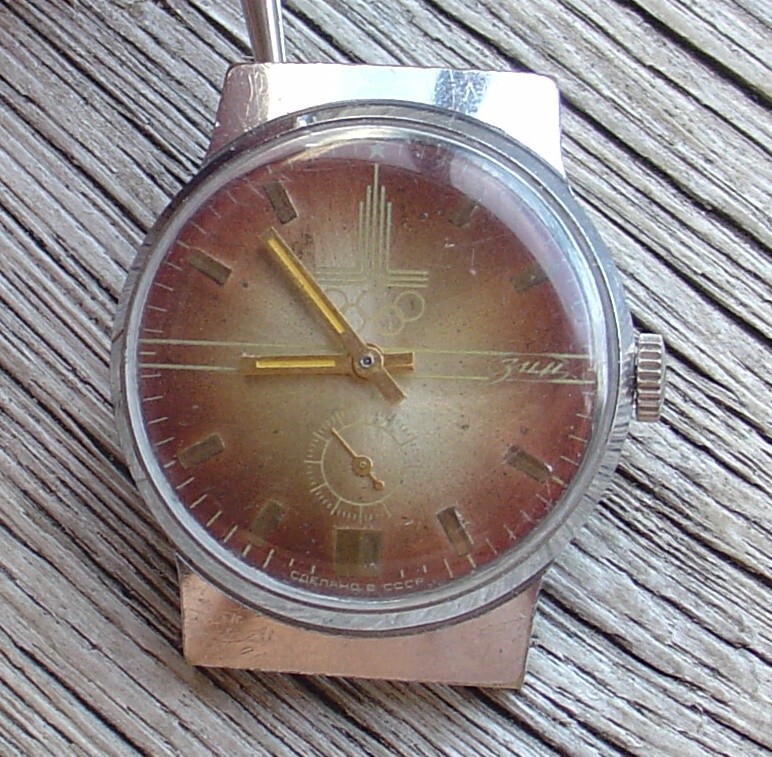 Rary Vintage Collectible Soviet POBEDA 1980 OLYMPICS Watch 2602 SERVICED