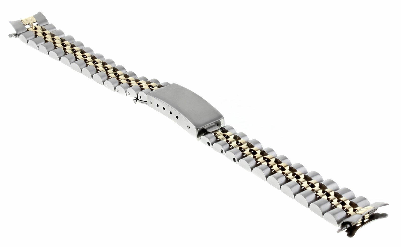 13MM LADIES 18K/SS TWO TONE REPLACEMENT WATCH BAND STRAP FOR 67243, 76163, 76183
