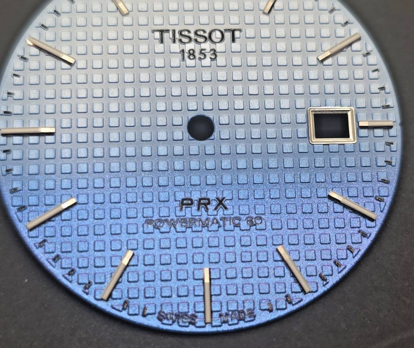 Tissot PRX Gradient Powermatic 80 Dial Original New T400046698 Blue Reflect
