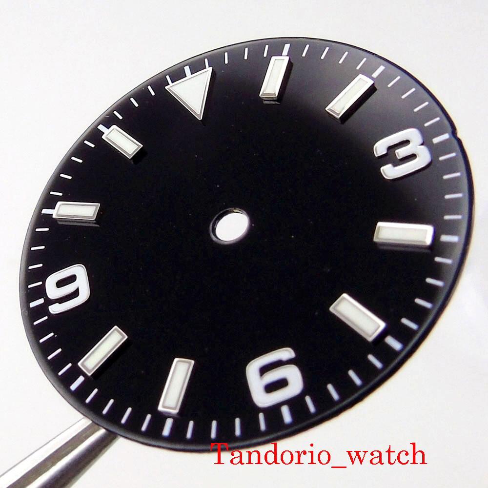 29mm BLIGER Luminous Watch Dial Face For NH35 NH36 MIYOTA 8215 ETA 2836 2824