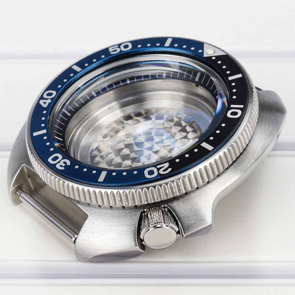 44mm Seiko turtle Steel Watch Case 6105 Mod For NH35 nh36 Movement 28.5mm Dial