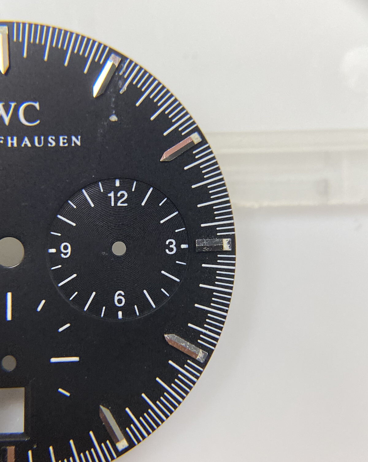 Original IWC GST SCHAFFHAUSEN Chronograph IW372702 Black 27mm Dial