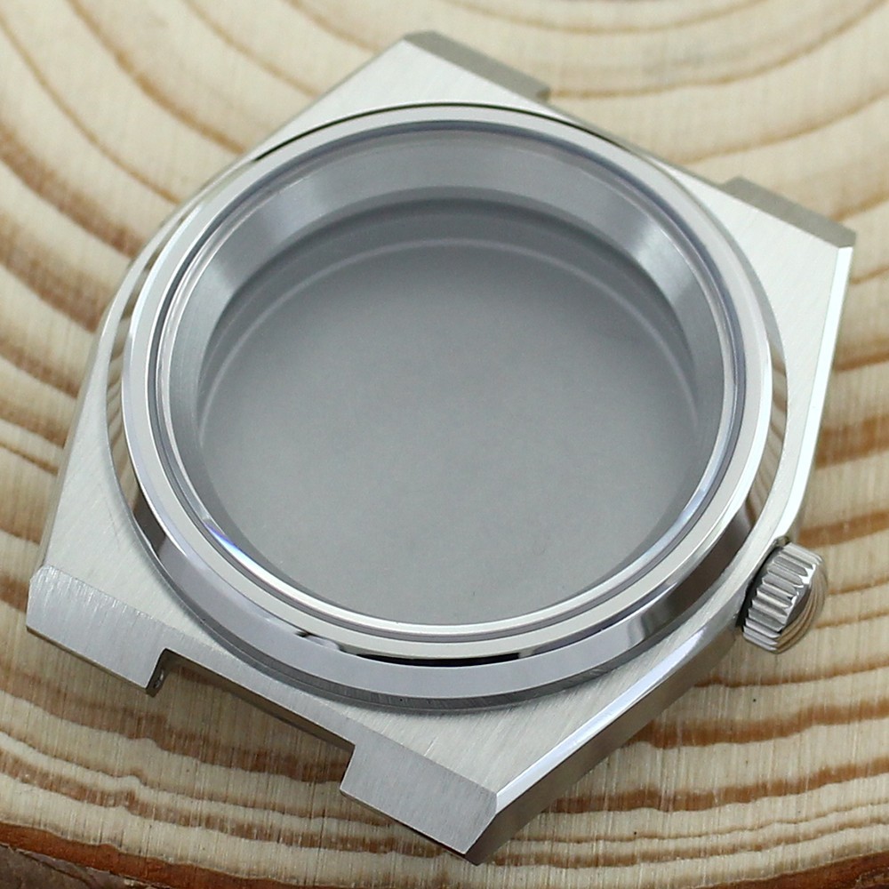 NH35 Steel Watch Case 40mm Modify PRX Mod Sapphire For Seiko NH34 NH35 NH36 NH38