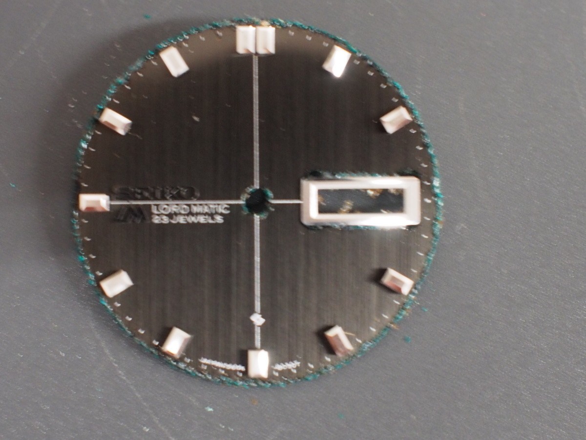 Seiko Genuine Dial Lord Matic 5506-8030T Wrist Watch Parts Vintage Used