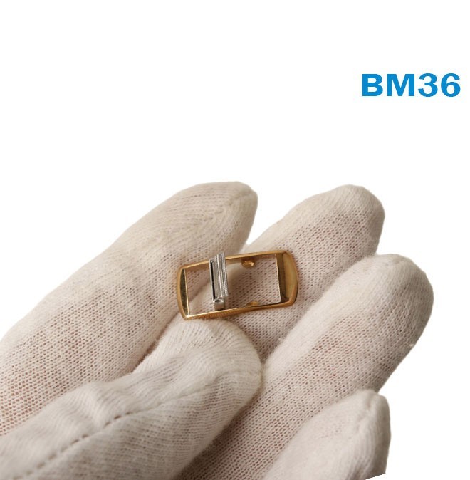 Original Buckle -Metal Band-Swiss Made-Gold Color-Size:10mm#BM36.