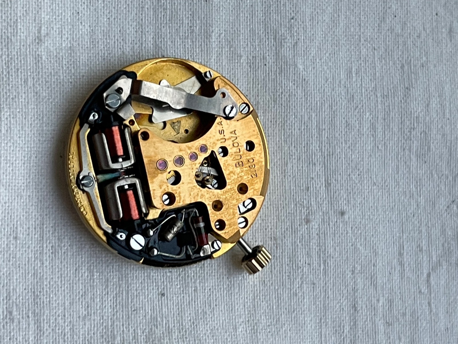 Bulova Accutron 2180 GREAT DIAL – movement for mens watch UNTESTED, lot 1505