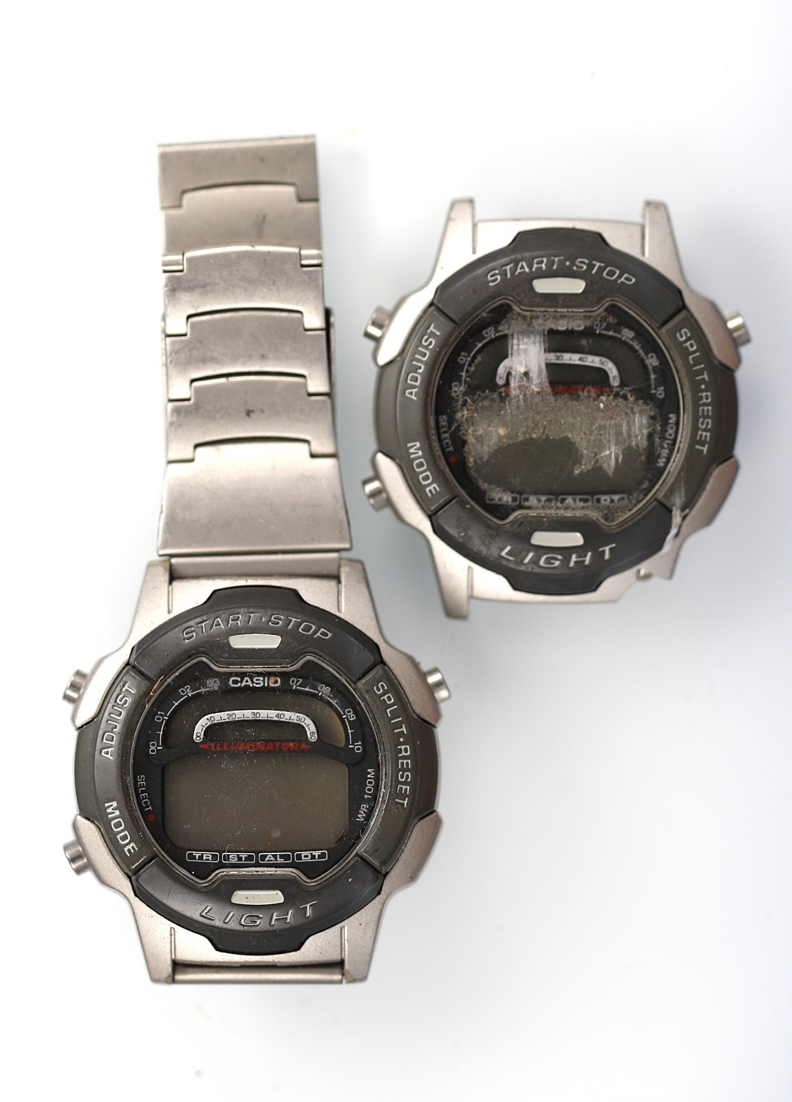 Casio Watch Men W-729H Plastic Stainless Steel WR Battery Quartz NON-WORKING