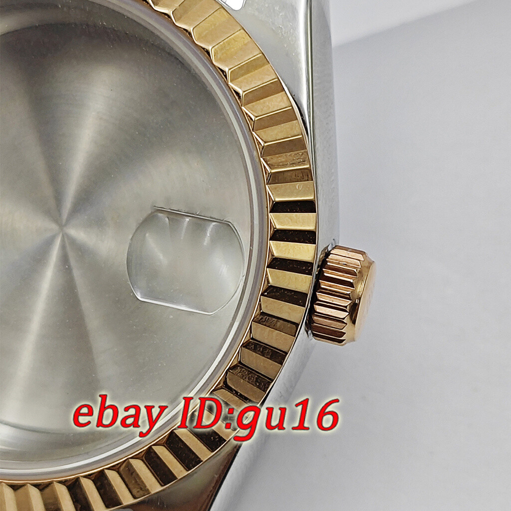 36mm 39mm watch case rose gold silver fit NH35 Miyota 8215 ETA 2824/2836 DG2813