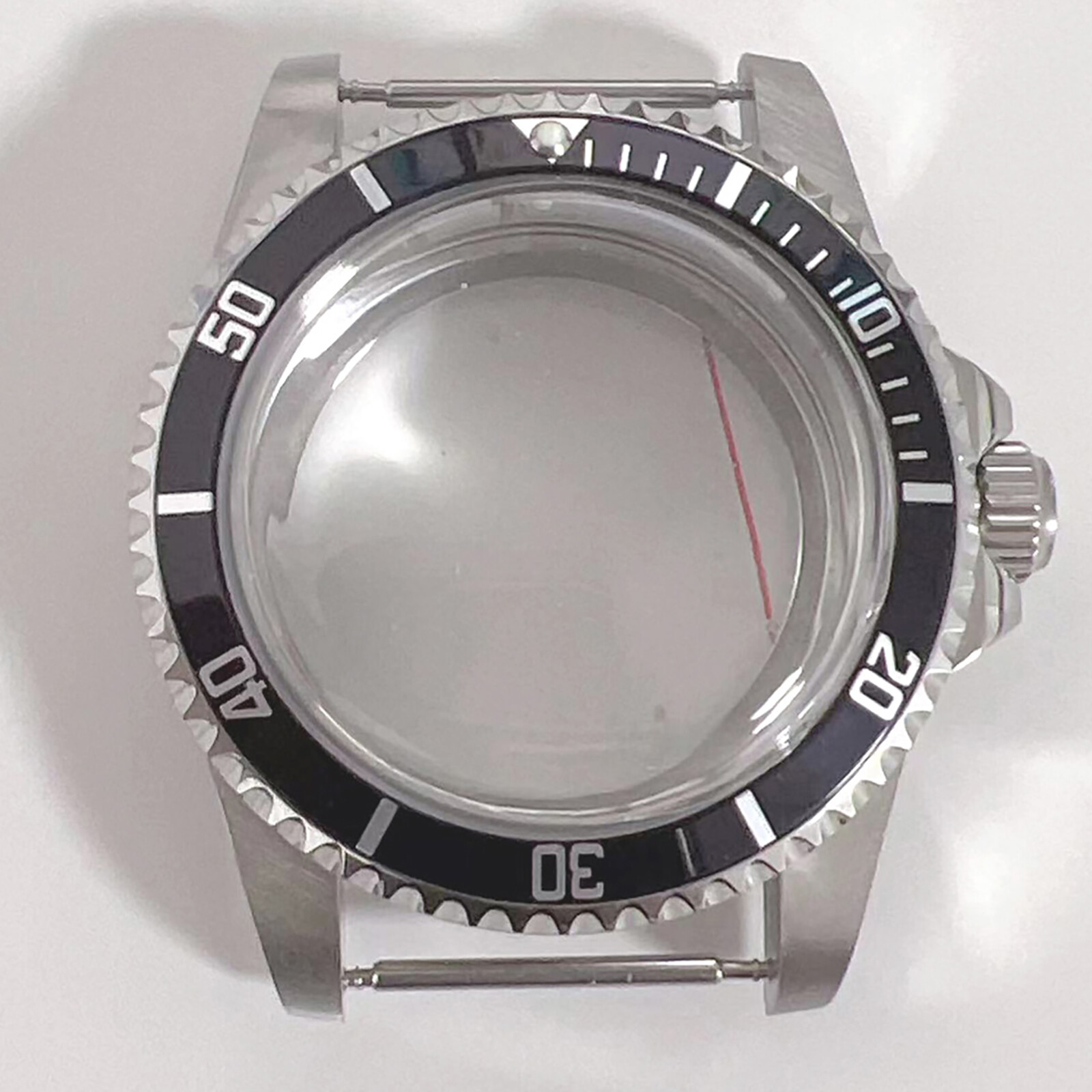 39.5MM Retro Watch Case Steel Acrylic Glass Case for NH35 NH36 Watch Movement