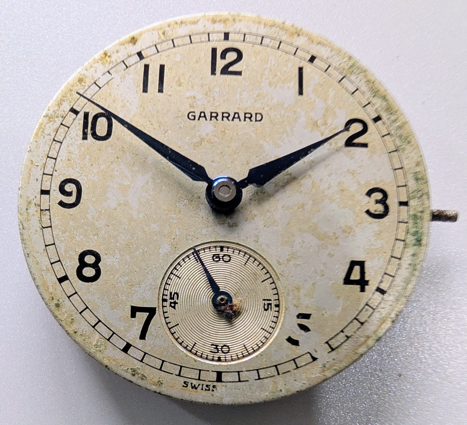 1950s Swiss Garrard 17J AS 1203 Movement Spares Repairs
