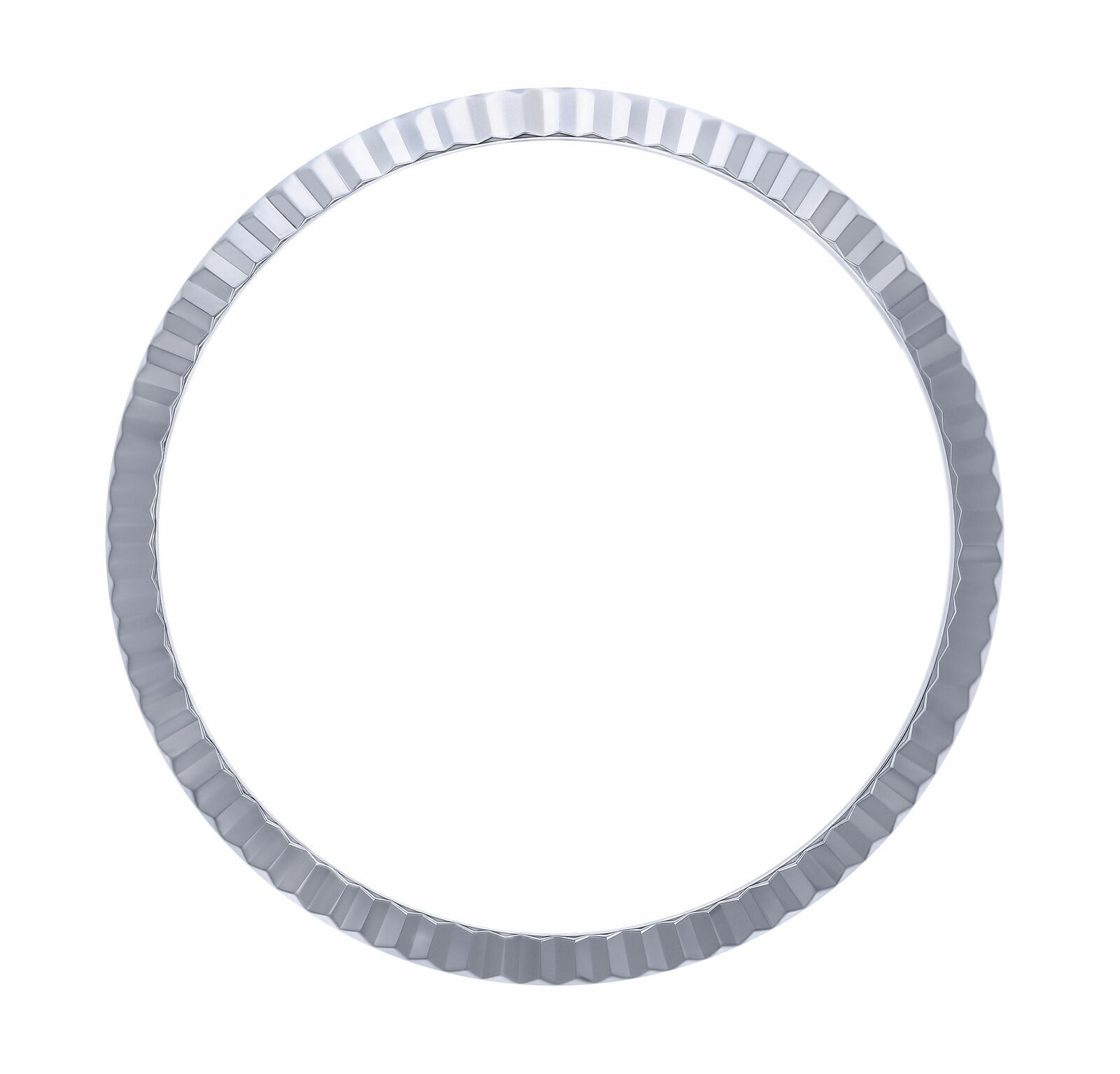 STAINLESS STEEL FLUTED BEZEL FOR ROLEX AIRKING 14000, 14010 WATCHES