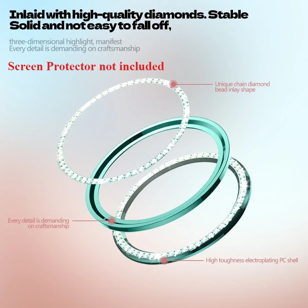 Bling Diamond Watch Bezel Ring For Samsung Galaxy Watch 6 Classic 43mm 47mm