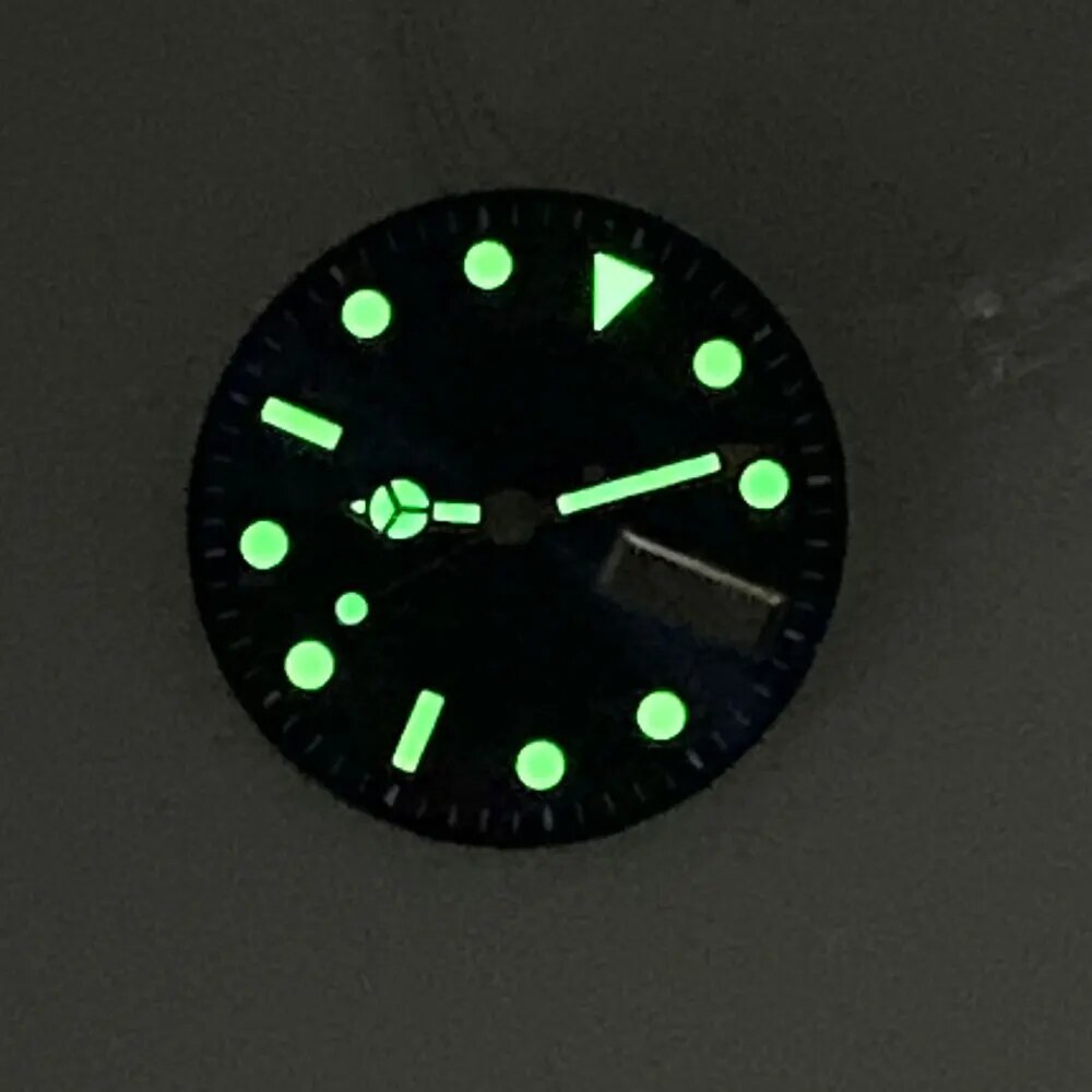Watch Dial 29mm Spare Parts With Hands Fit NH36/NH36A Date/Day Calendar Window
