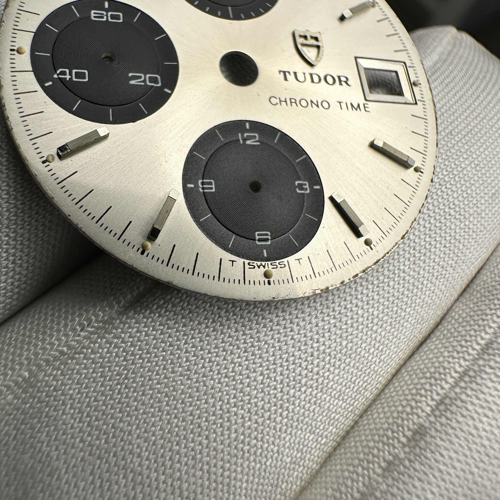 Rare First Series Tudor Prince Chronograph Big Block Watch Dial 94200 94300