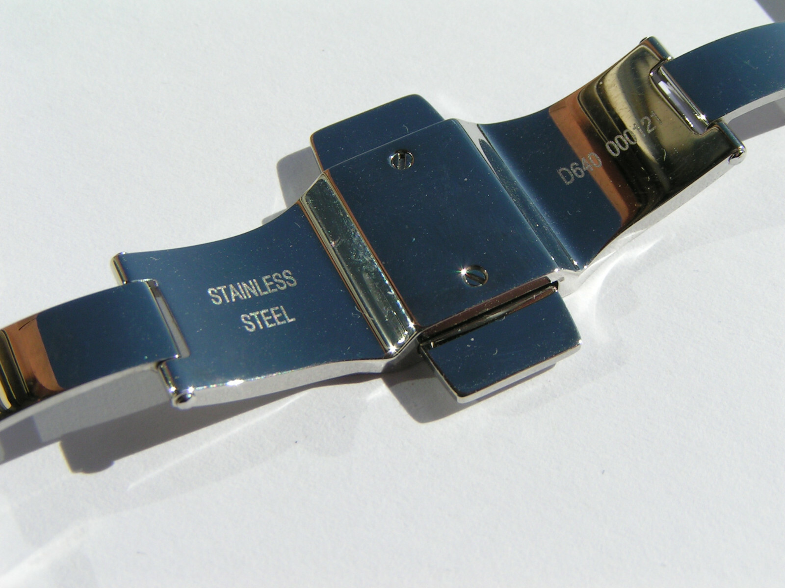 UNION GLASHÜTTE SA Stainless Steel 18mm Deployment Deployant Clasp Buckle I259
