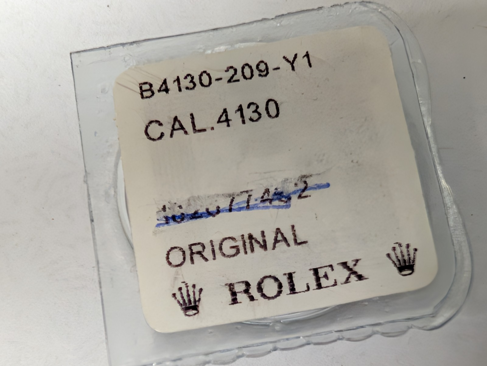 Rolex 4130 209 Friction spring For Crown Wheel, New Sealed GENUINE Authentic