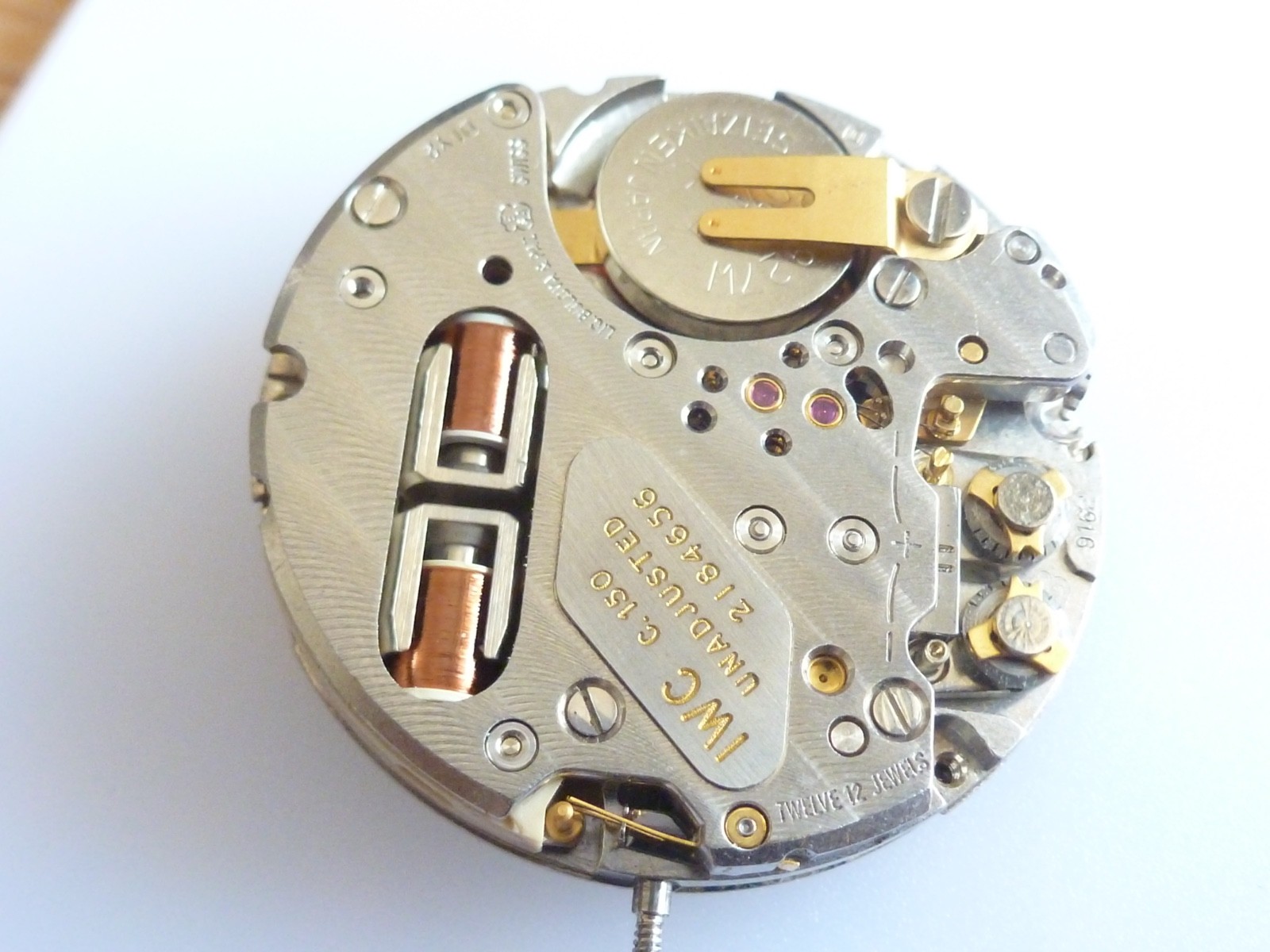 IWC 150 era 9162 Movement Vintage working good 30mm dial Electronic original