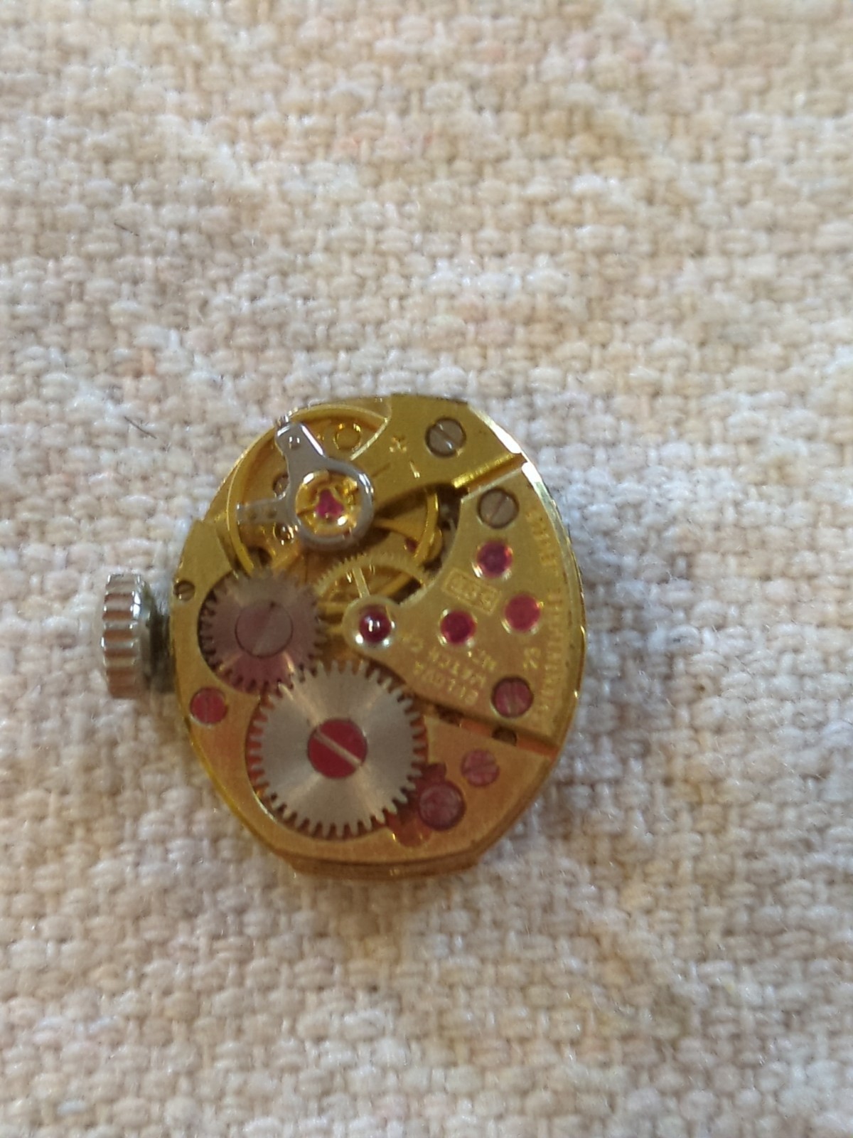 Lot of 9 Vintage Ladies Dress Watch Movements For Parts or Repairs. See Pictures
