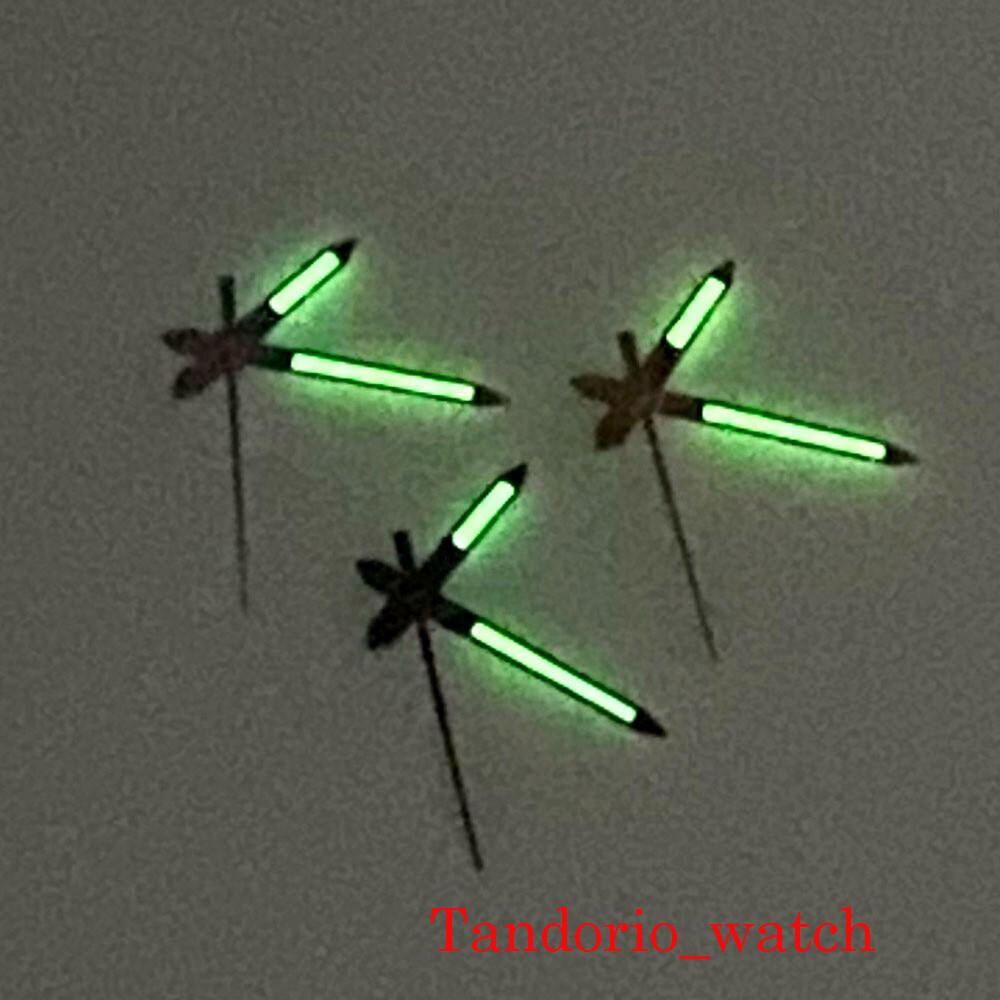 Silver Rose Gold Black Watch Hands Set Parts For NH35A MIYOTA 8215 ETA Movement