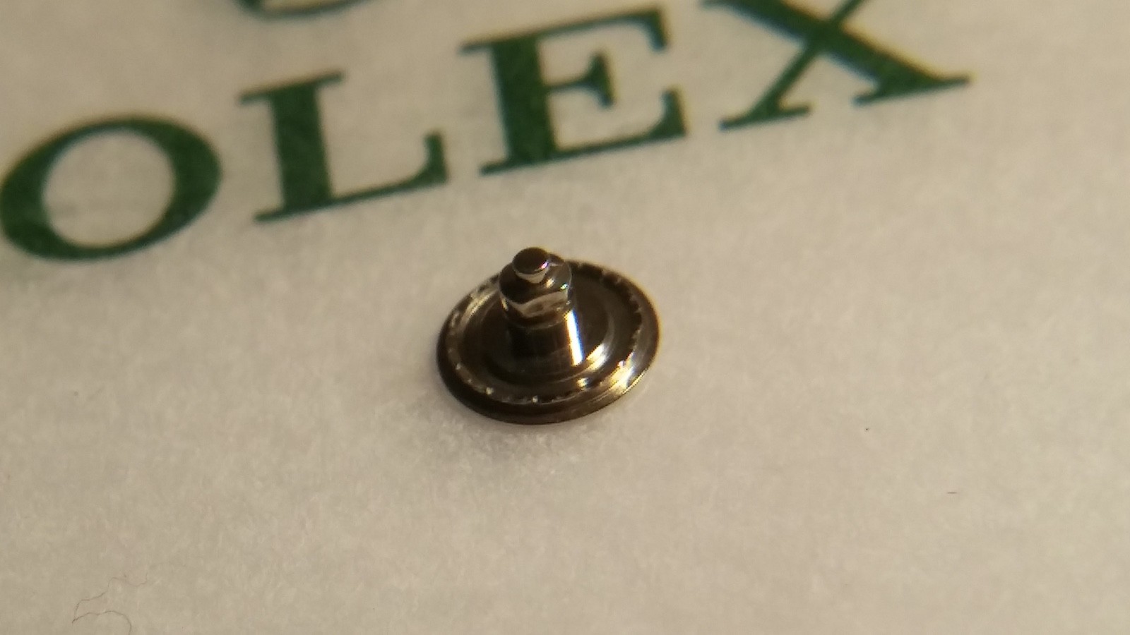 Rolex part parts 3030 – 3035 5064 Axle for Oscillating Weight NEW Genuine OPEN